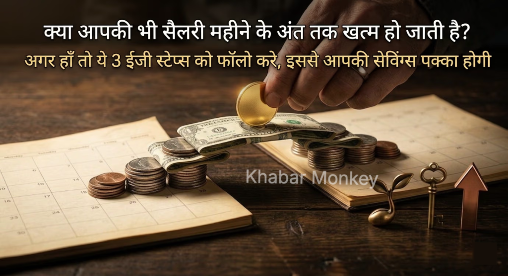 क्या आपकी भी सैलरी महीने के अंत तक हो जाती है खत्म? अगर हाँ तो बस फॉलो करें ये 3 आसान स्टेप्स, जो कर देंगे आपकी सेविंग पक्की! क्या आपकी भी सैलरी महीने के अंत तक हो जाती है खत्म? अगर हाँ तो बस फॉलो करें ये 3 आसान स्टेप्स, जो कर देंगे आपकी सेविंग पक्की!